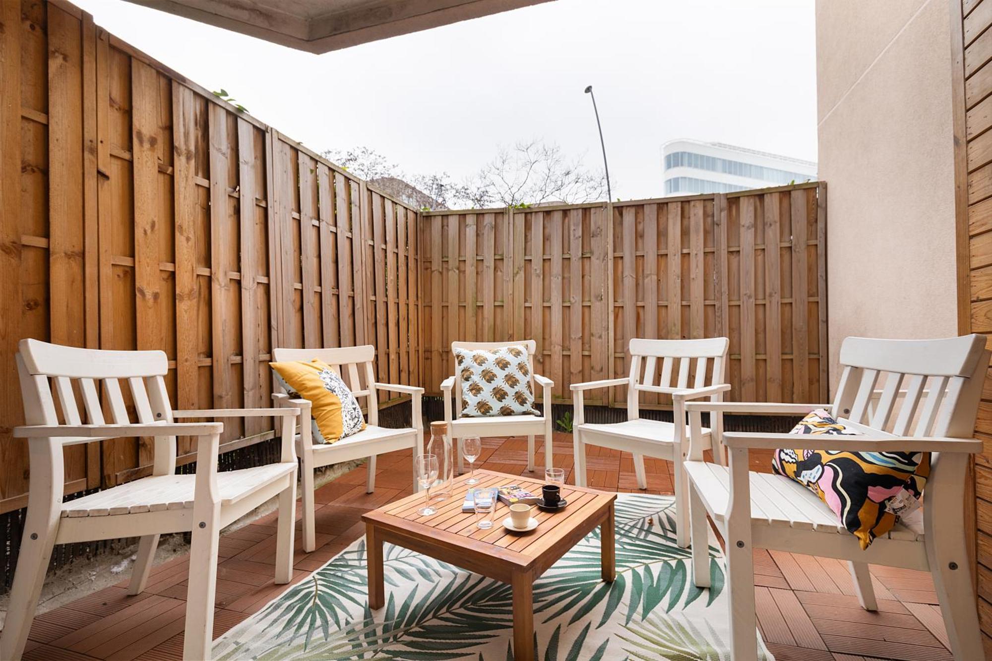 Апартаменты Cosy'N Paris - Parking Secure - Metro 14 - Wifi - Terrace - Premium Bedding Жантийи Экстерьер фото