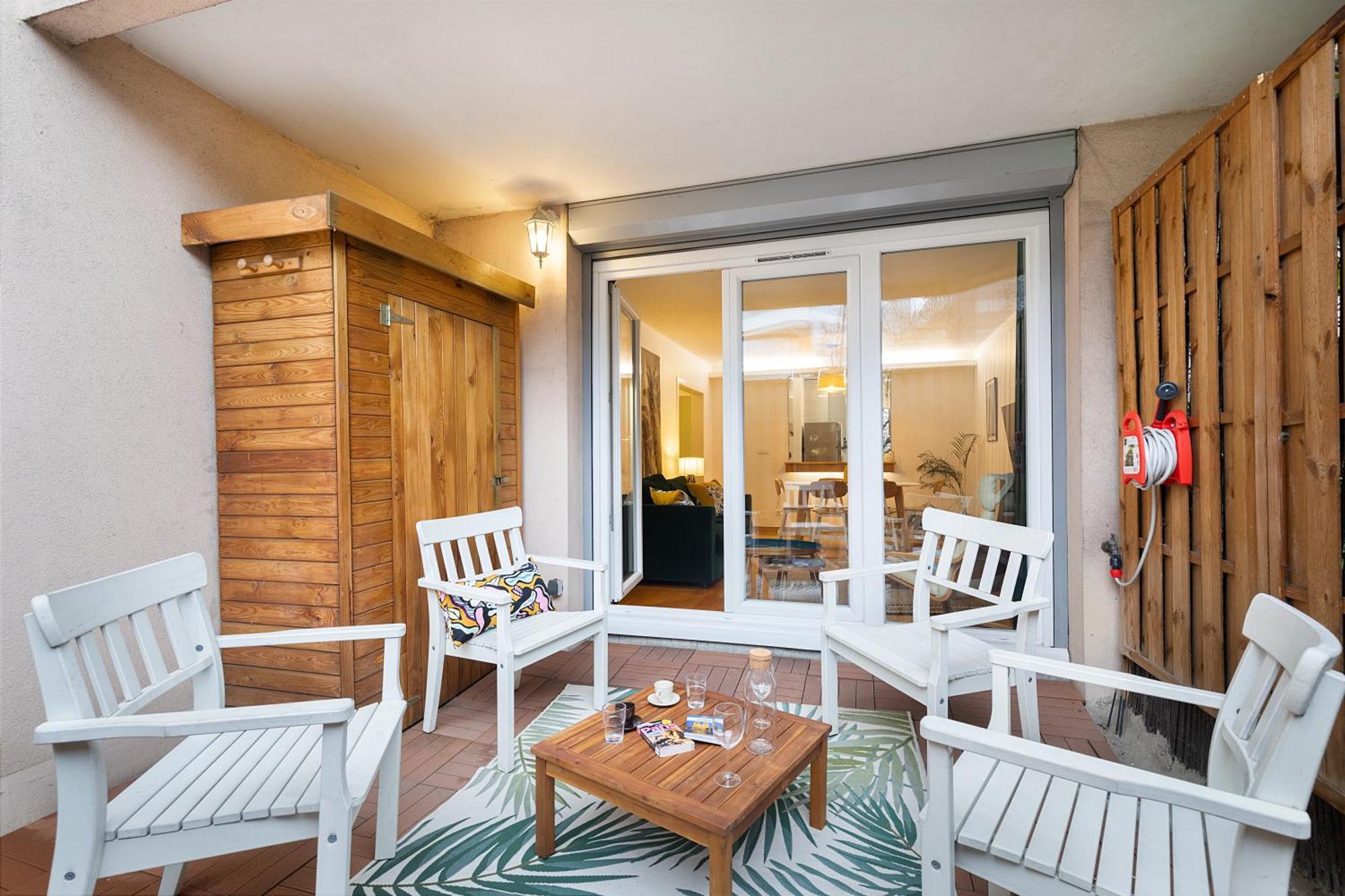 Апартаменты Cosy'N Paris - Parking Secure - Metro 14 - Wifi - Terrace - Premium Bedding Жантийи Экстерьер фото