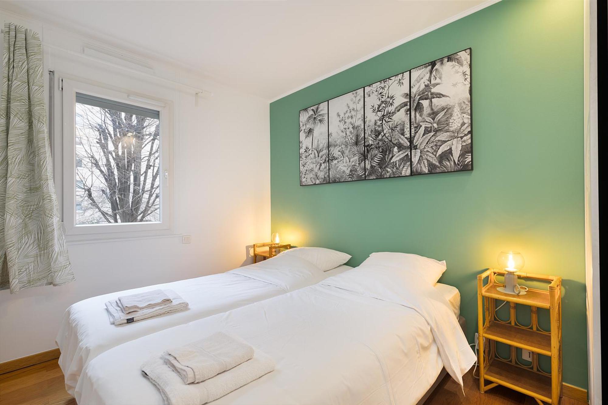 Апартаменты Cosy'N Paris - Parking Secure - Metro 14 - Wifi - Terrace - Premium Bedding Жантийи Экстерьер фото